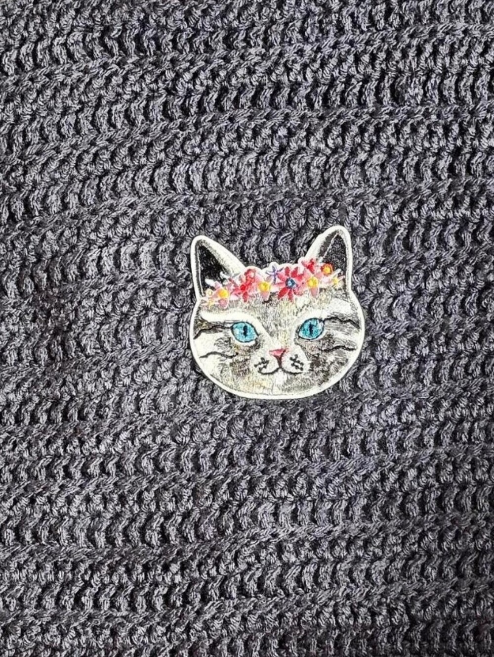 Y2k Era Boho Kitty Crochet Shoulder Bag-Purrfectly Adorable-More Kitties Inside!